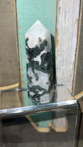 Moss agate tower