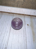 Purple amethyst sphere