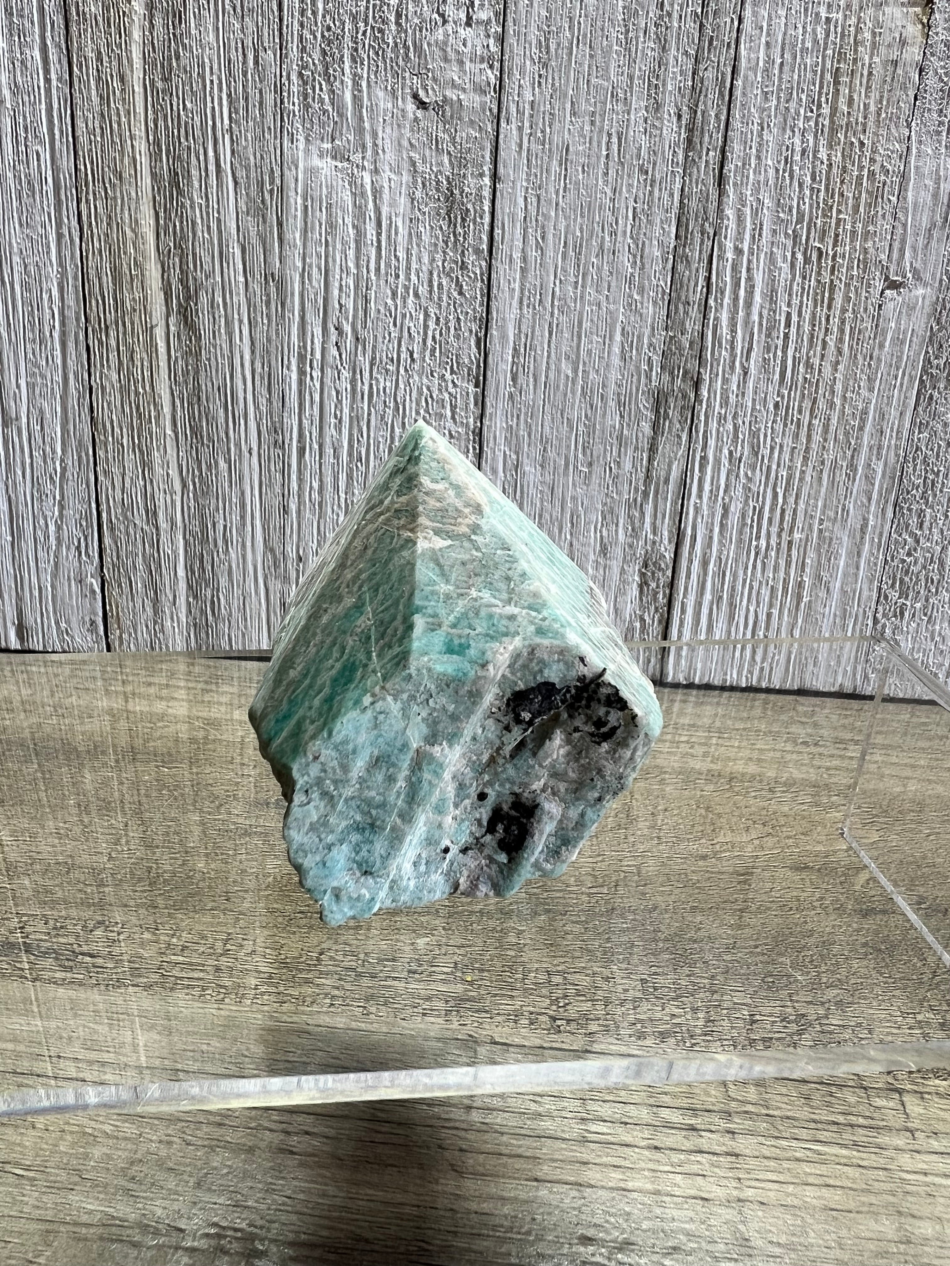 Semi polish Amazonite tower