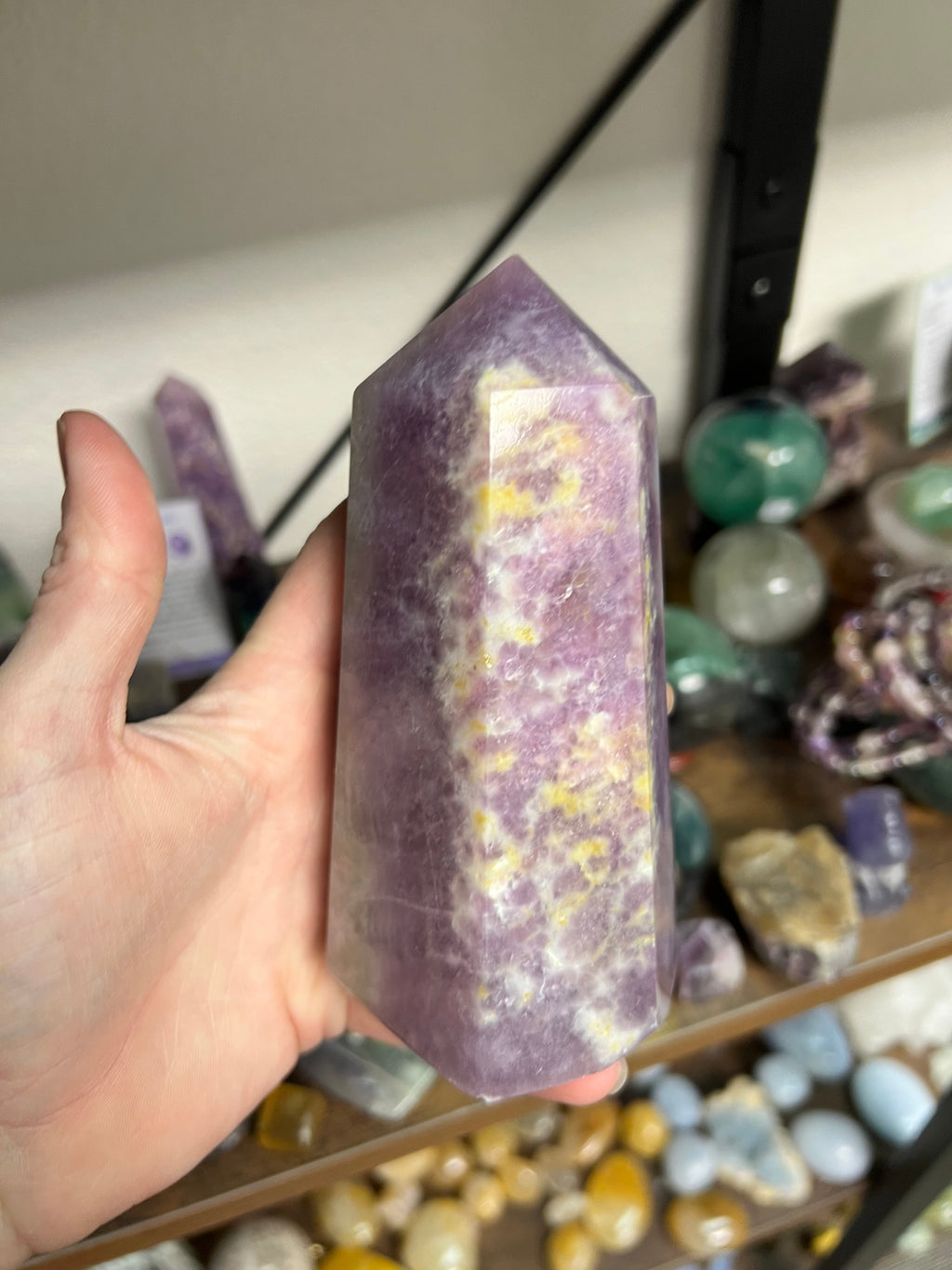 Purple Fluorite tower ￼