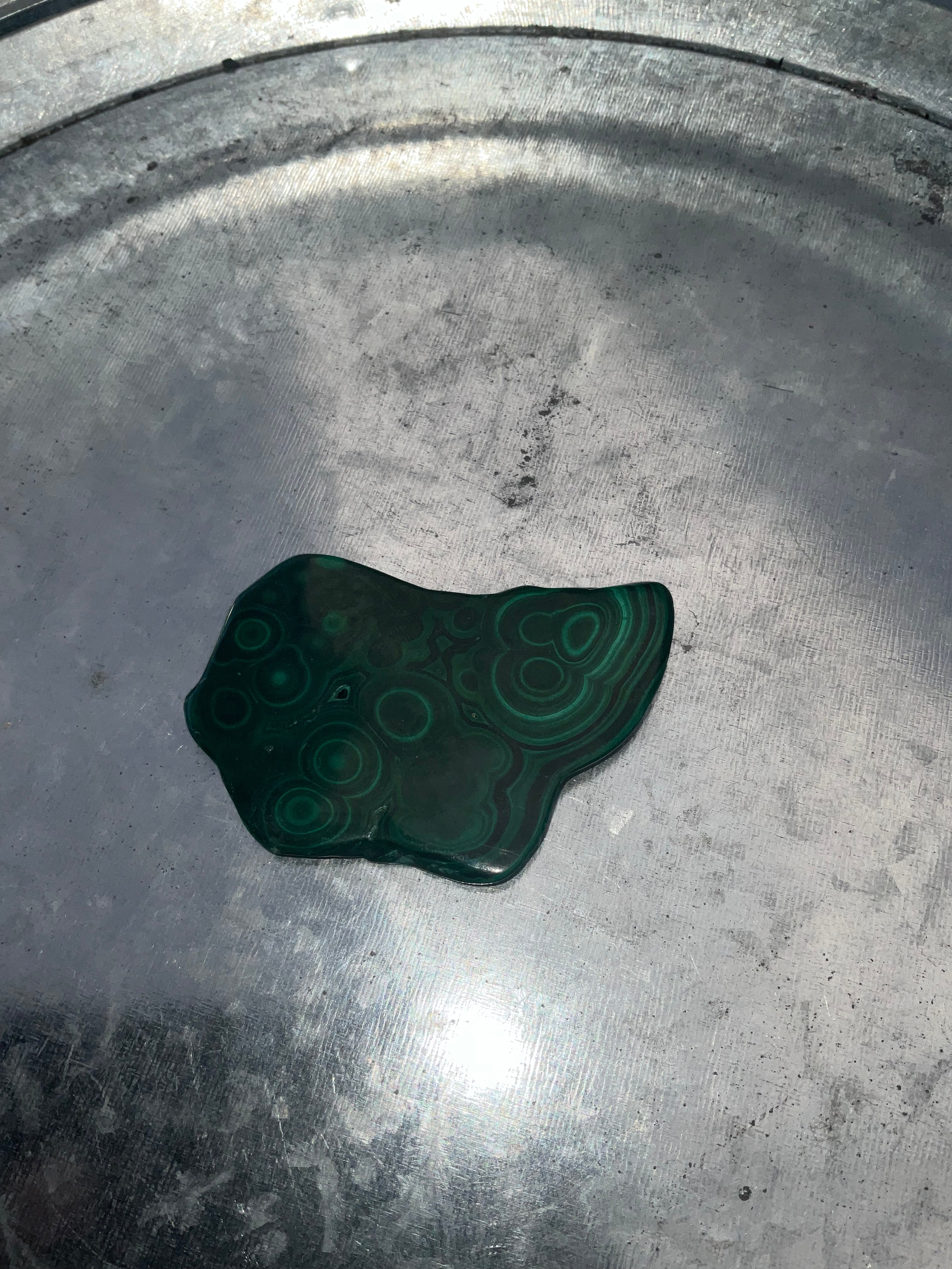 Malachite polished slab