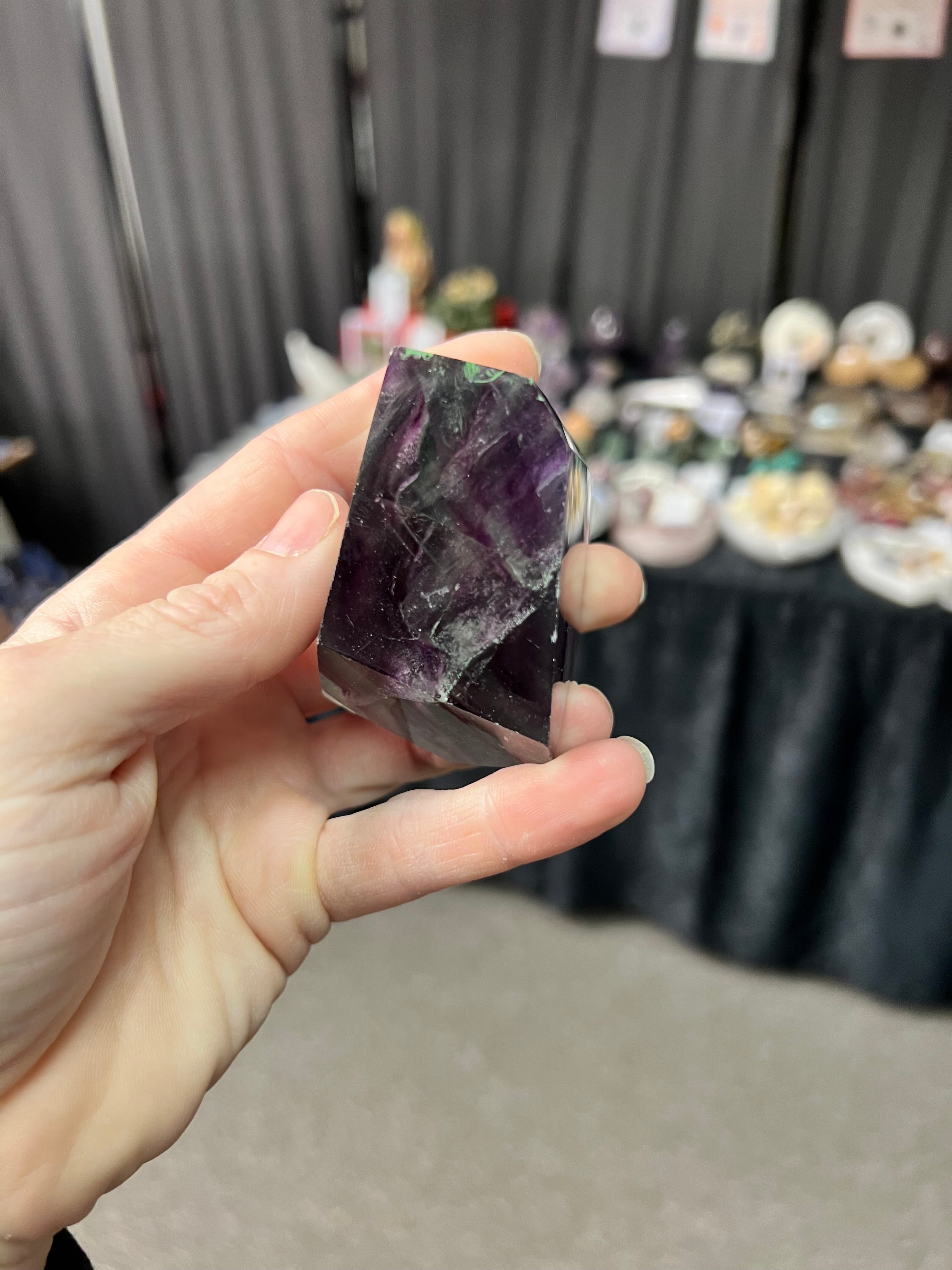 Rainbow fluorite gusher ￼