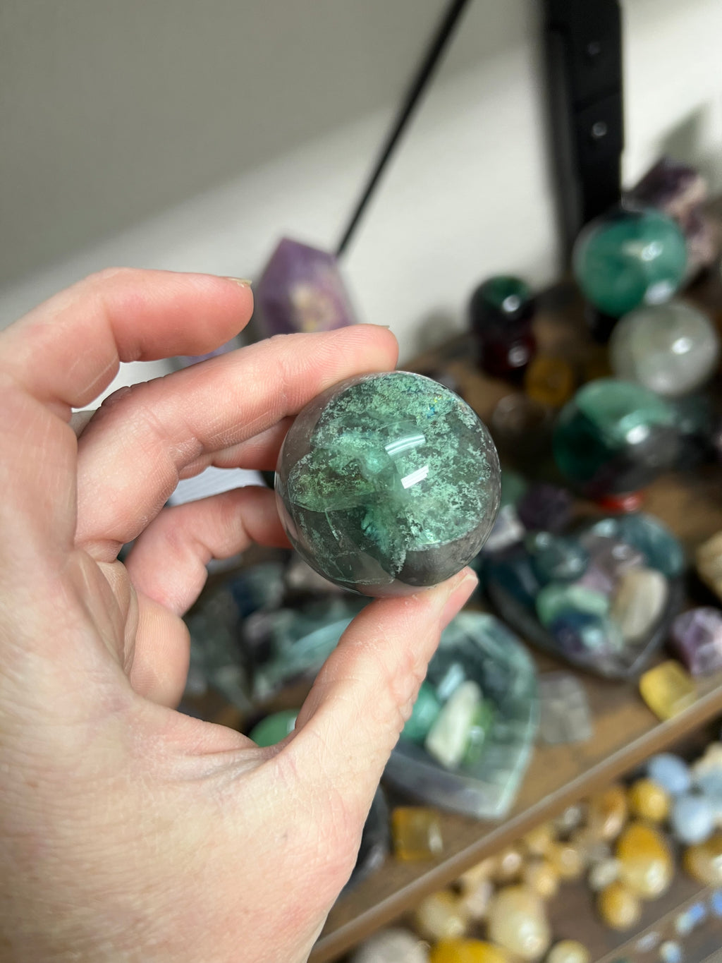 Green fluorite ￼