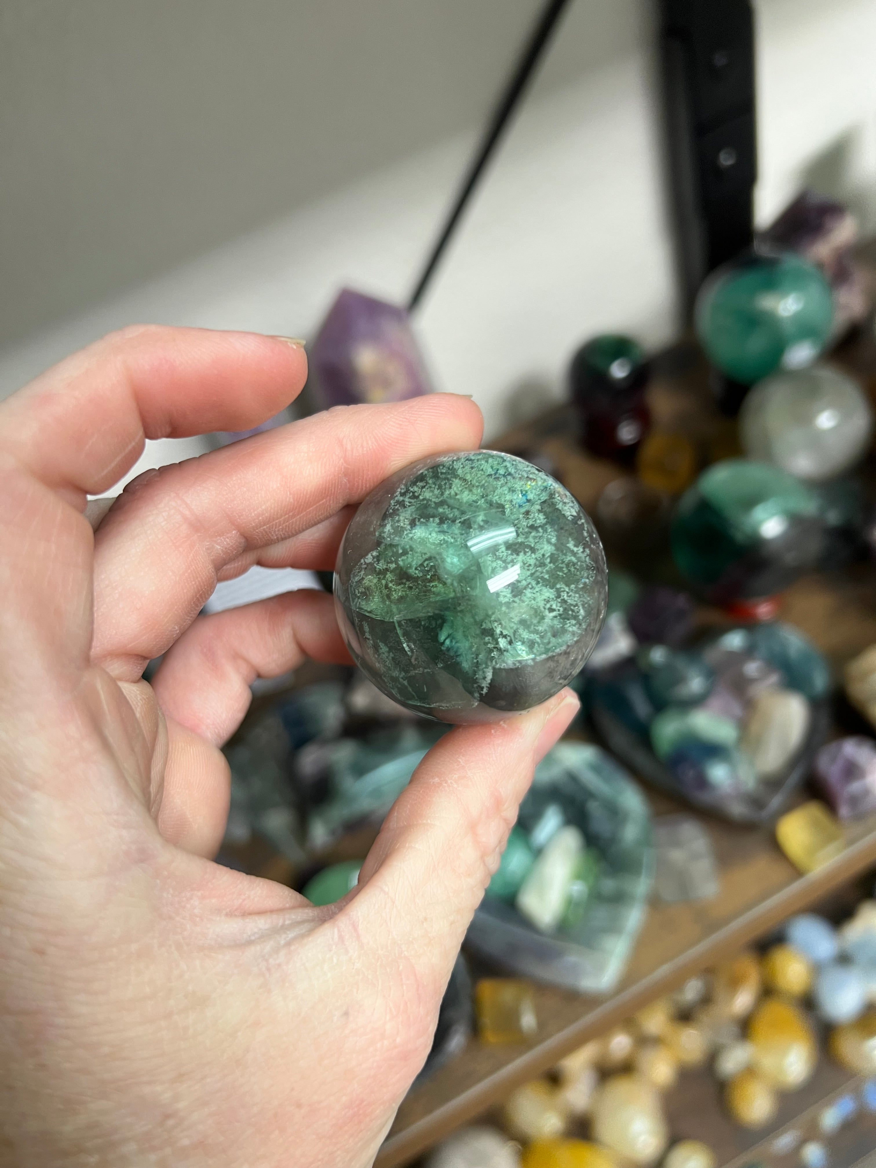 Green fluorite ￼