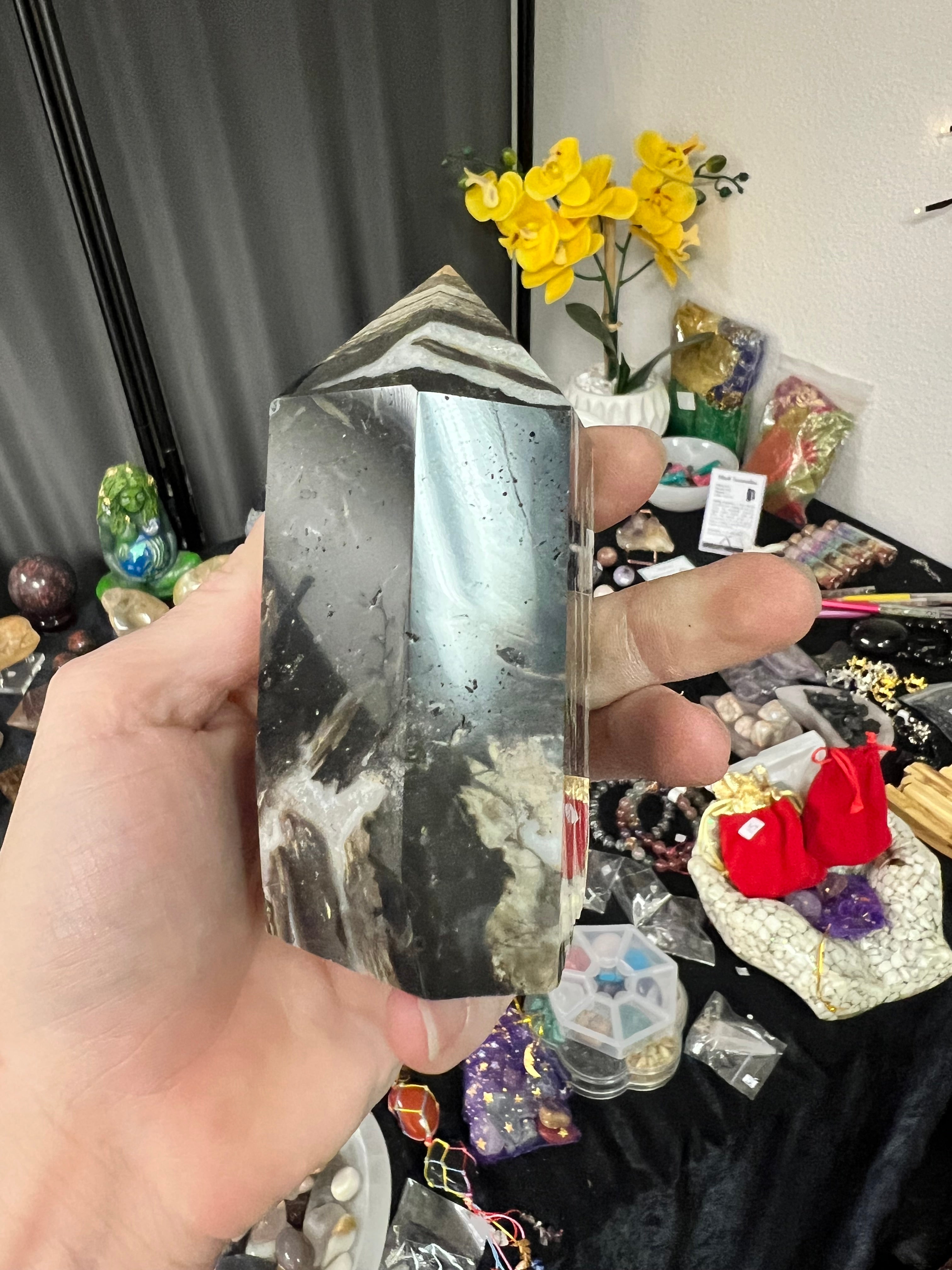 Sphalerite tower