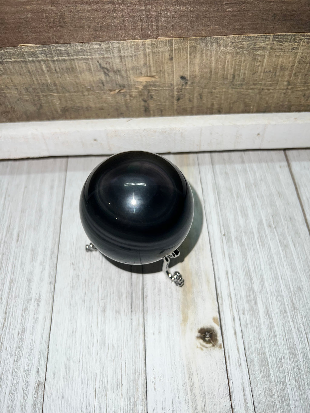 Rainbow Obsidian sphere
