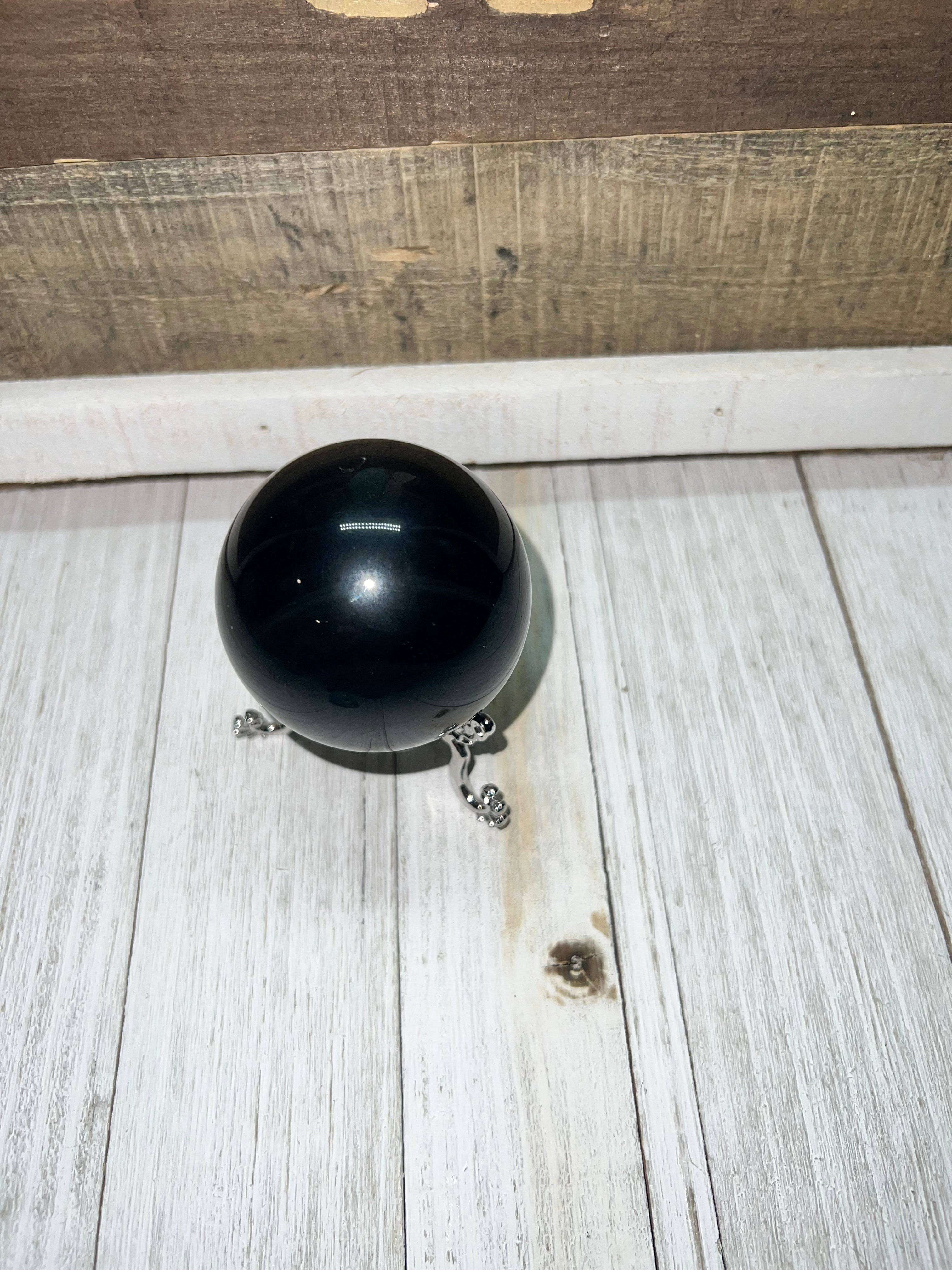 Rainbow Obsidian sphere