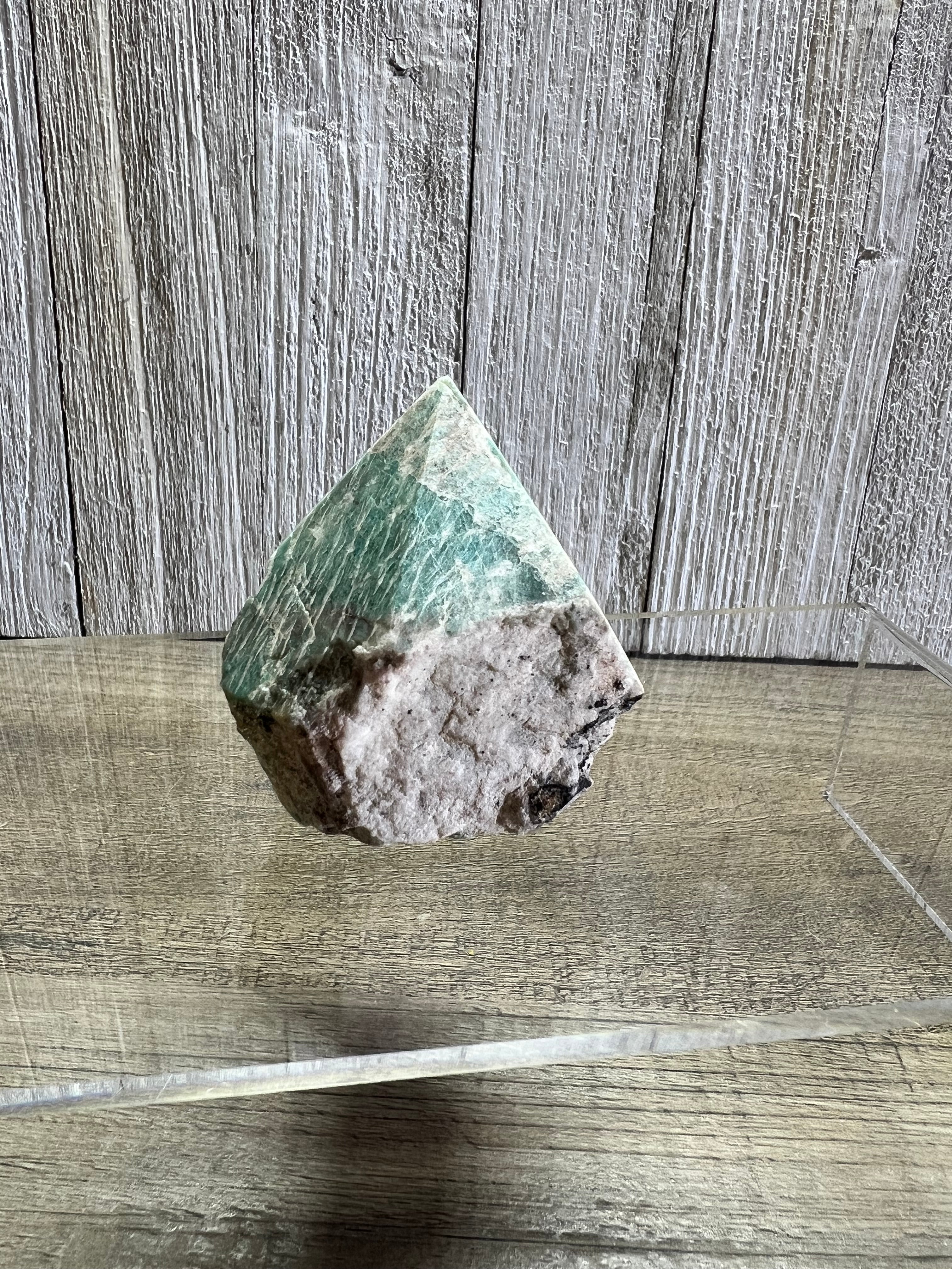 Semi polish Amazonite tower