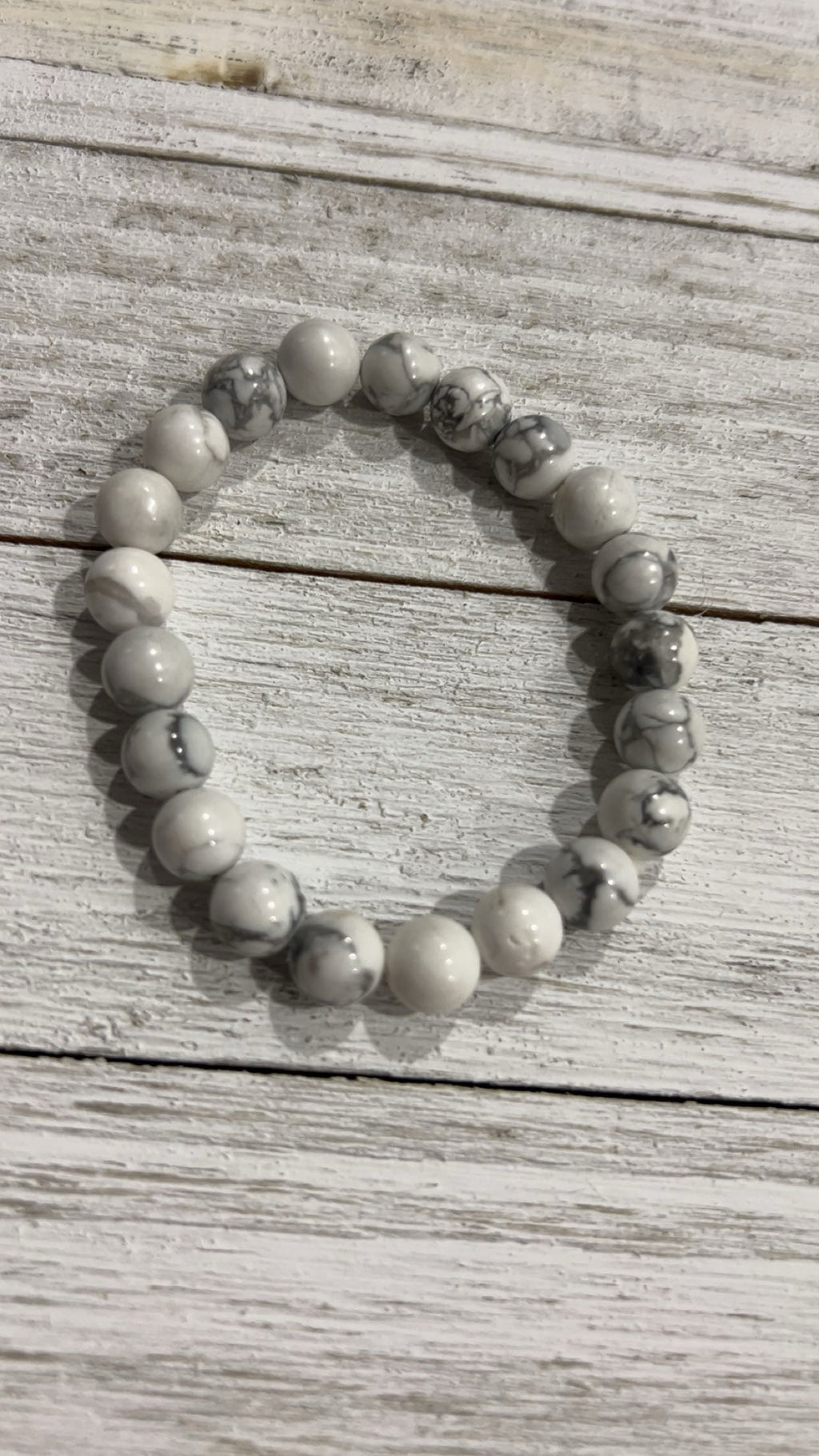 Howlite bracelet