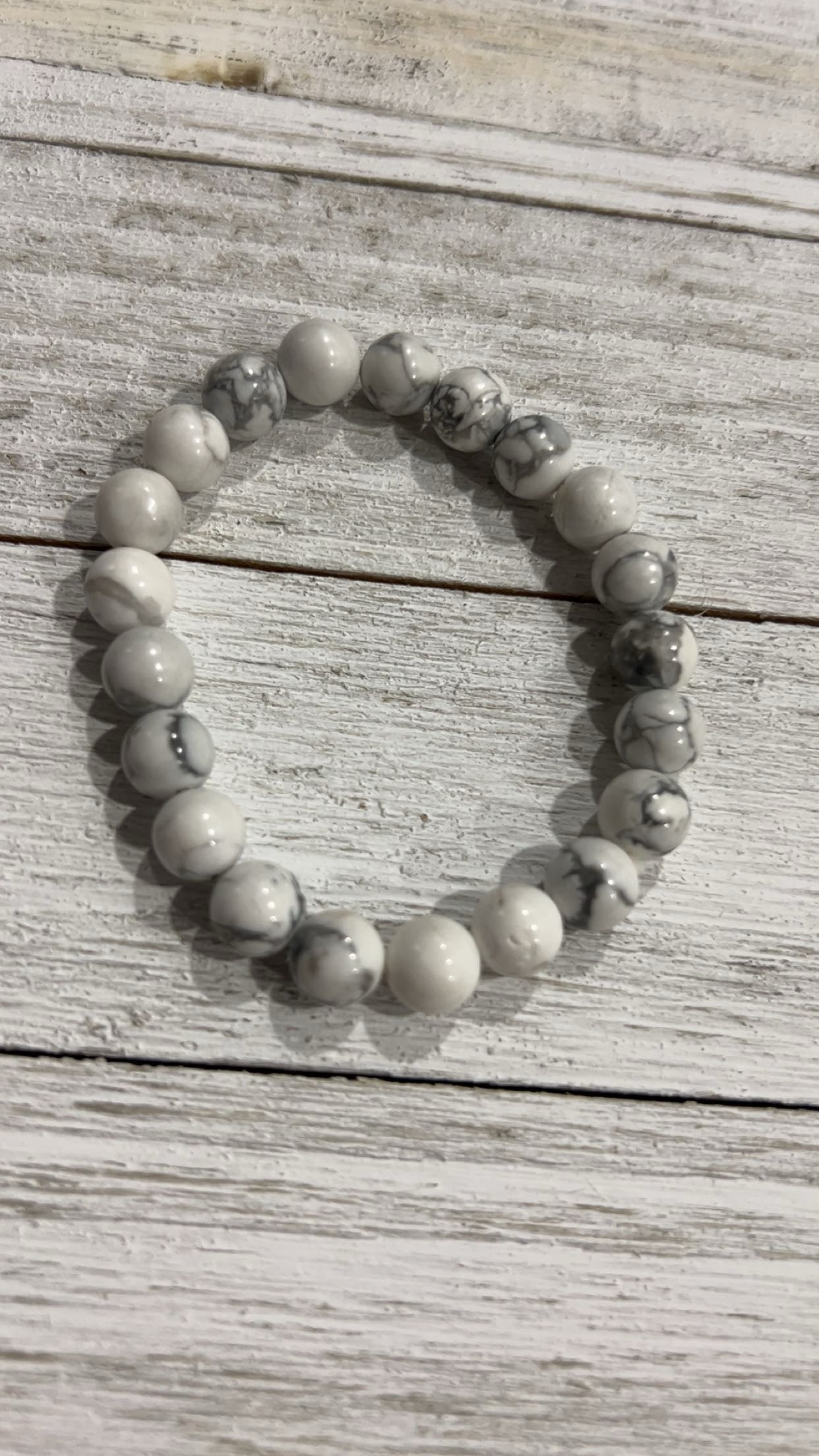 Howlite bracelet