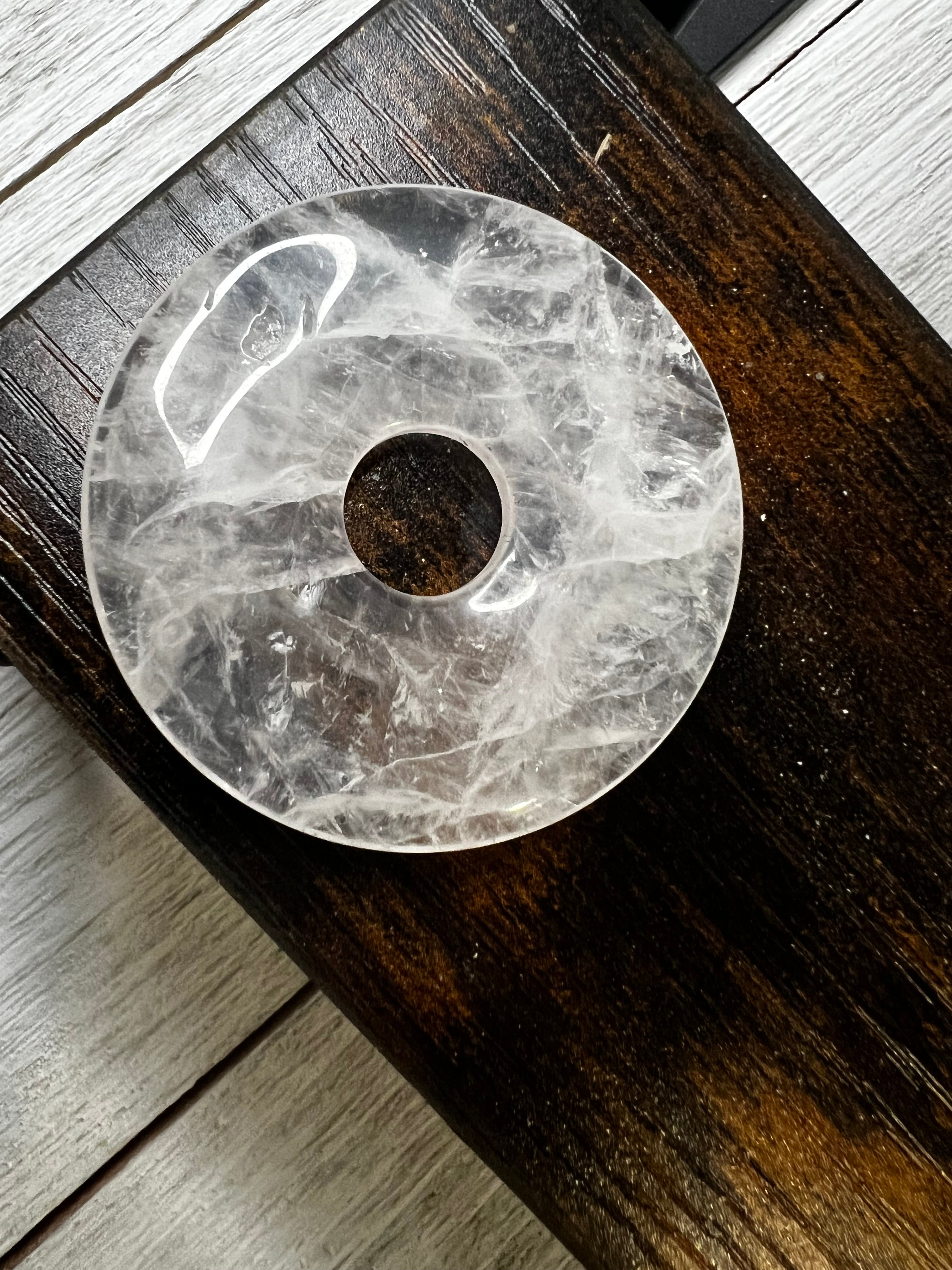 Crystal doughnut, and squares