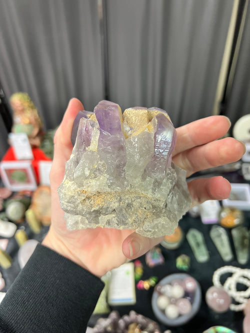 Amethyst cluster