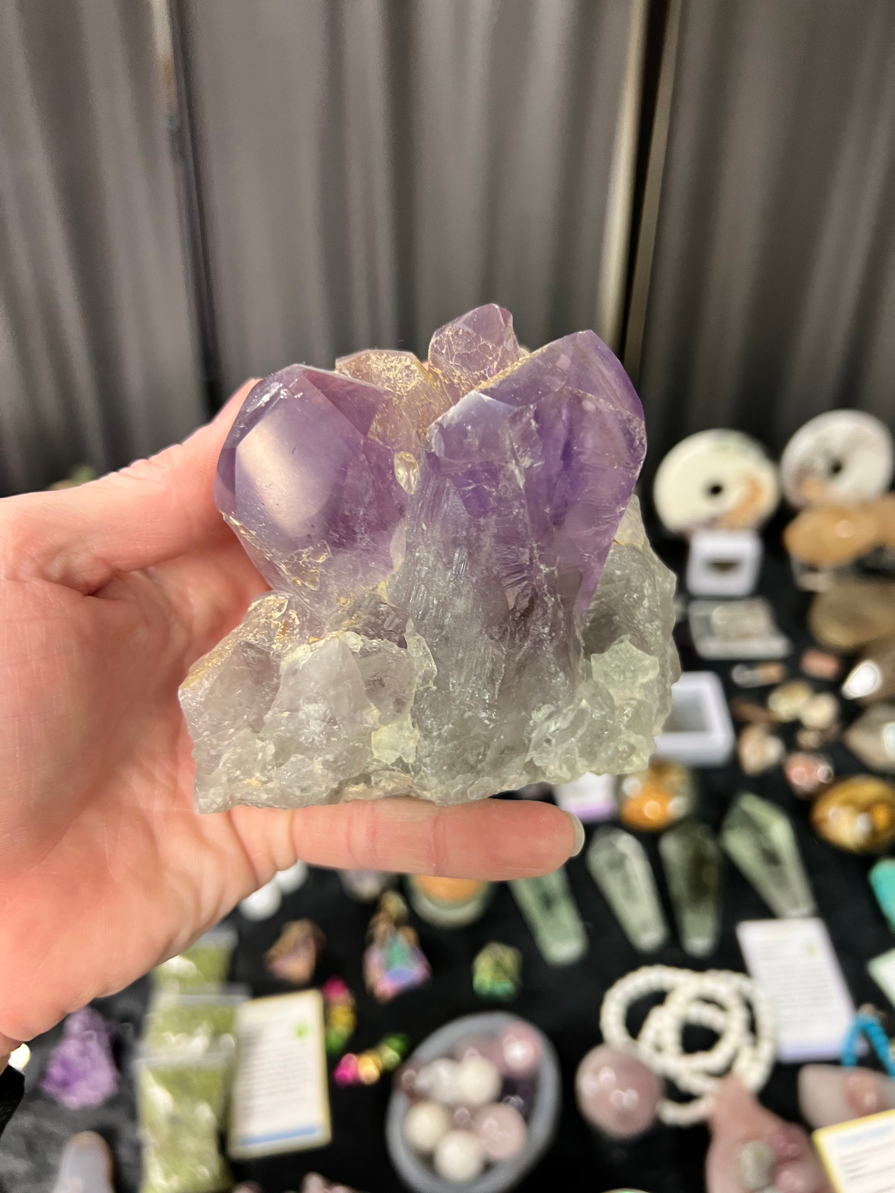 Amethyst cluster