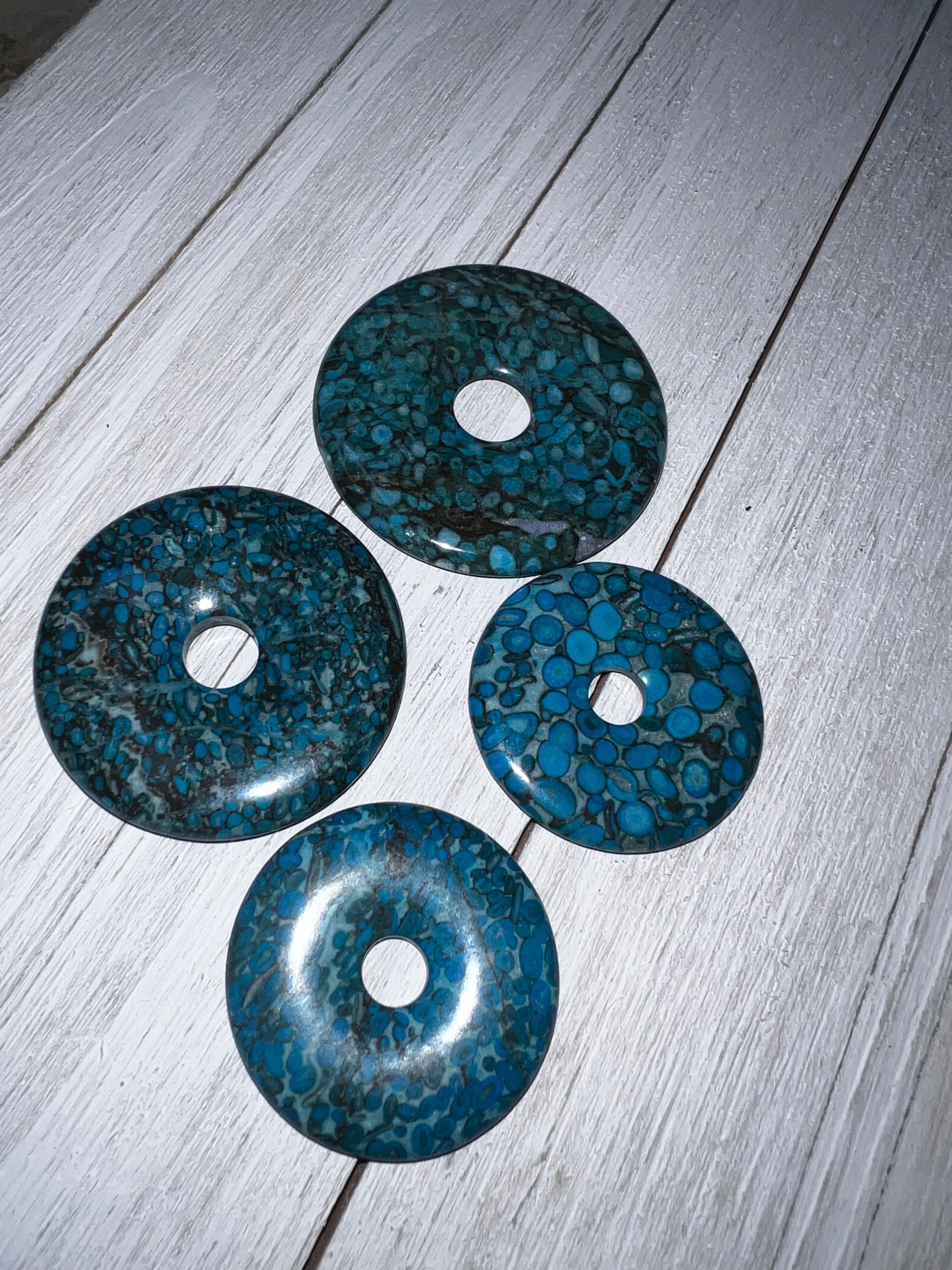 Crystal doughnut, and squares