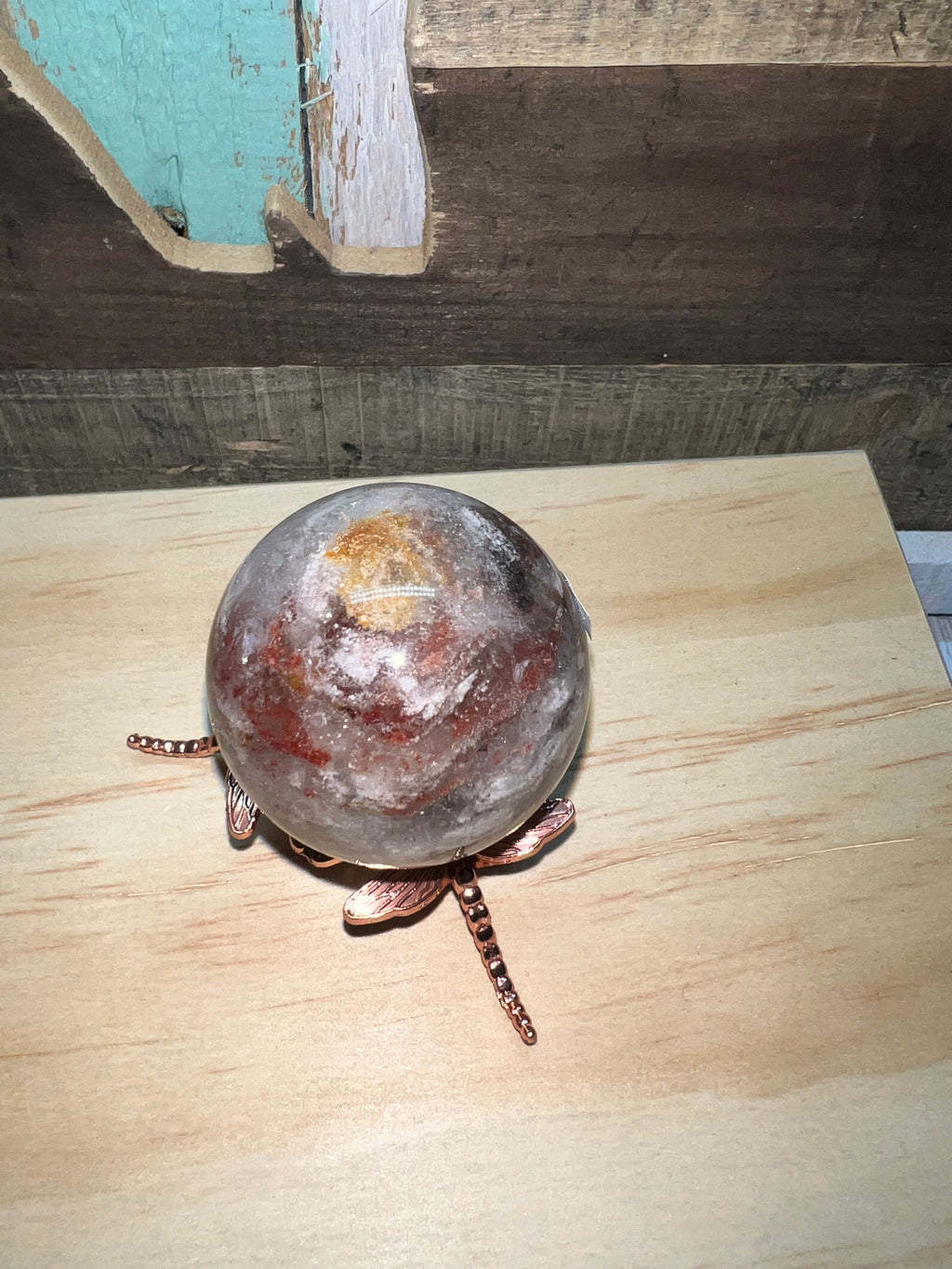 Thousand Layer Quartz Sphere/ Lodolite￼