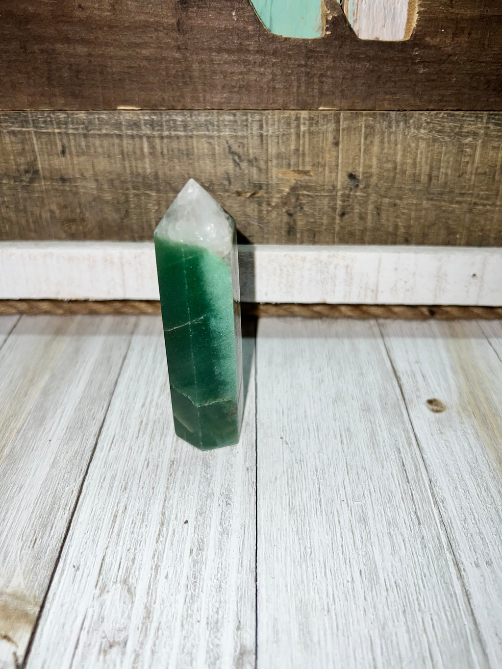 Green aventurine tower ￼