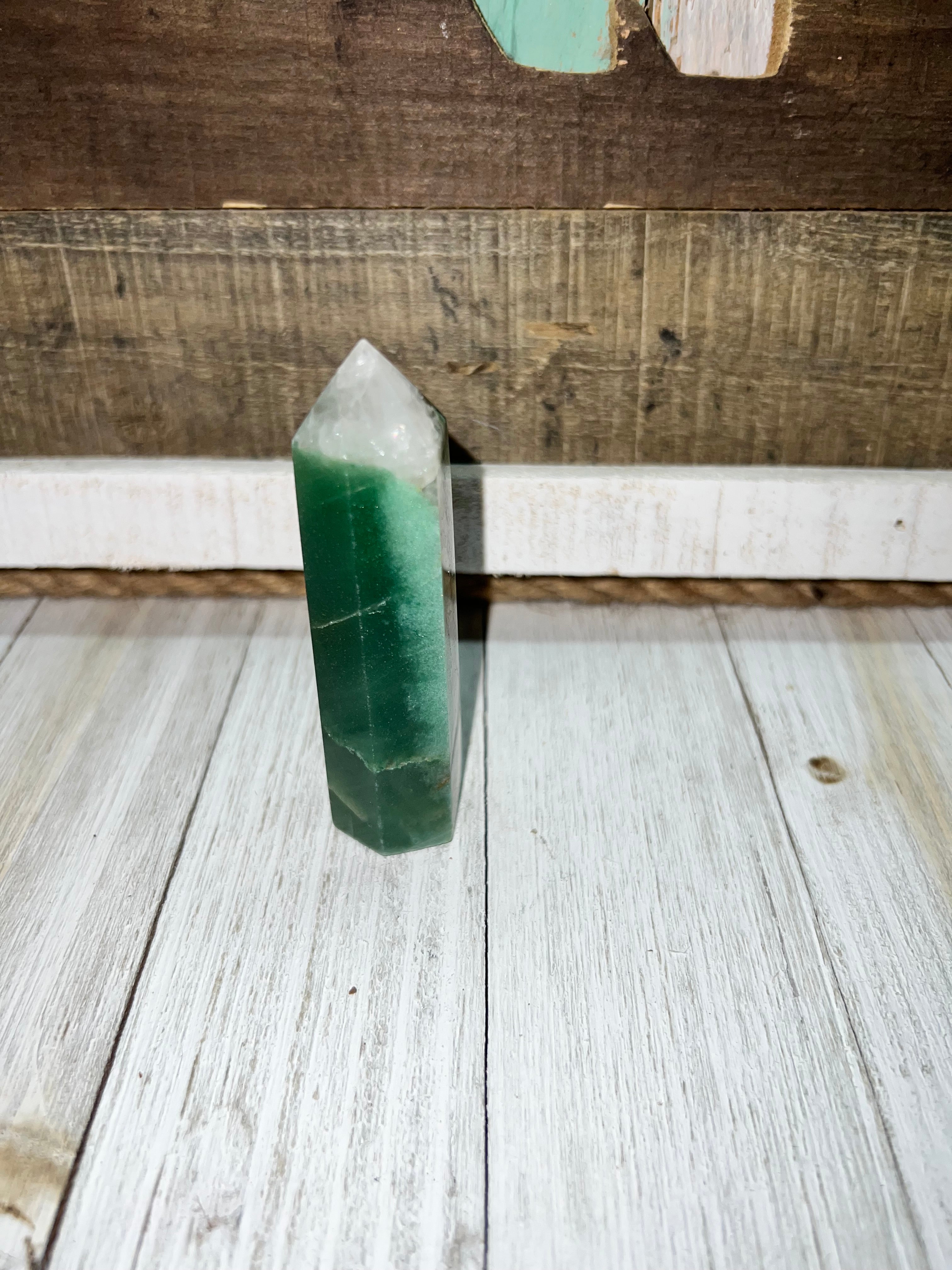Green aventurine tower ￼
