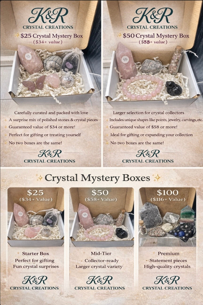 $25-$100 Crystal Mystery Box ￼