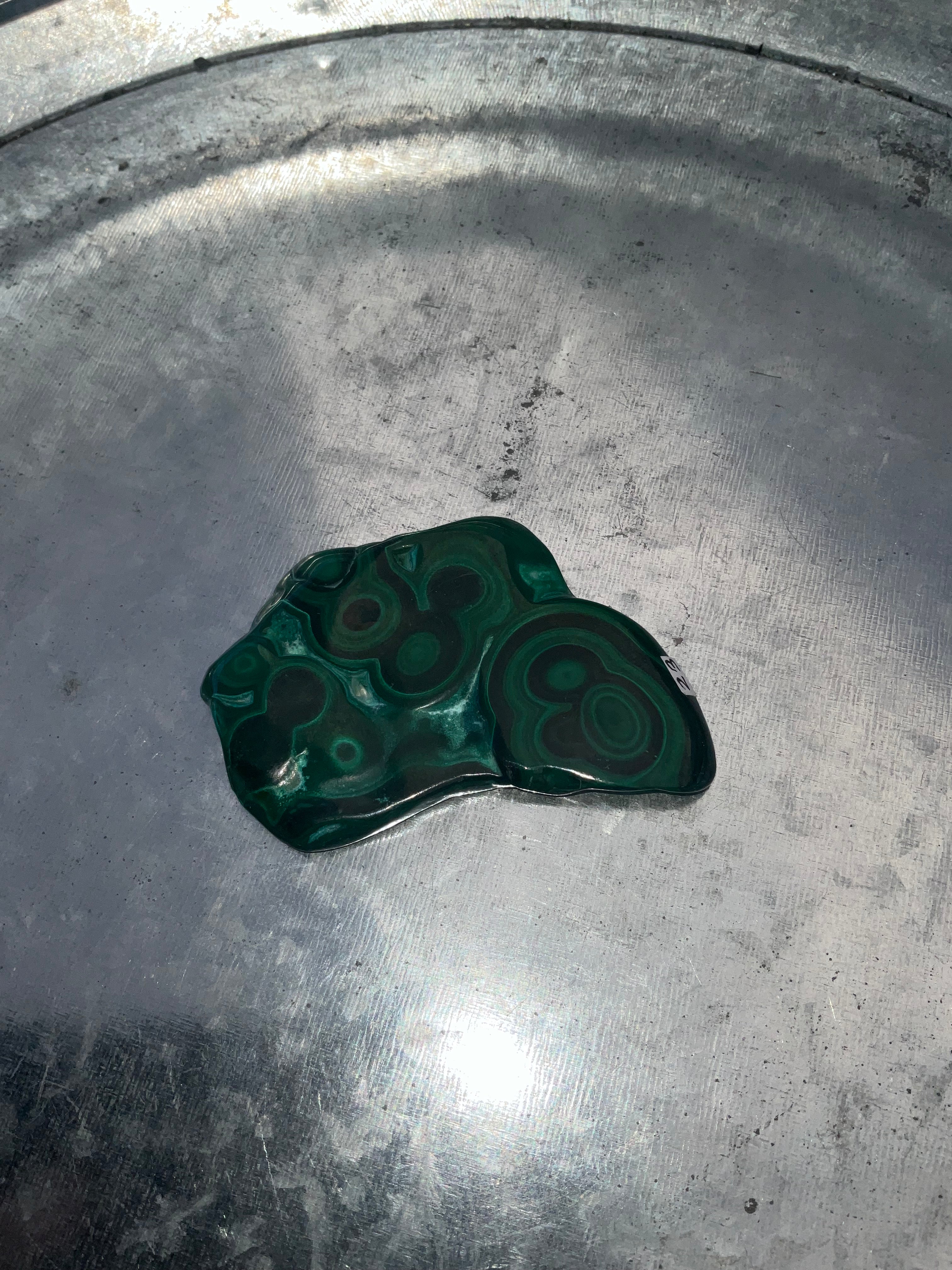 Malachite polished slab