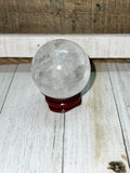Clear Quartz Sphere with lots of rainbows