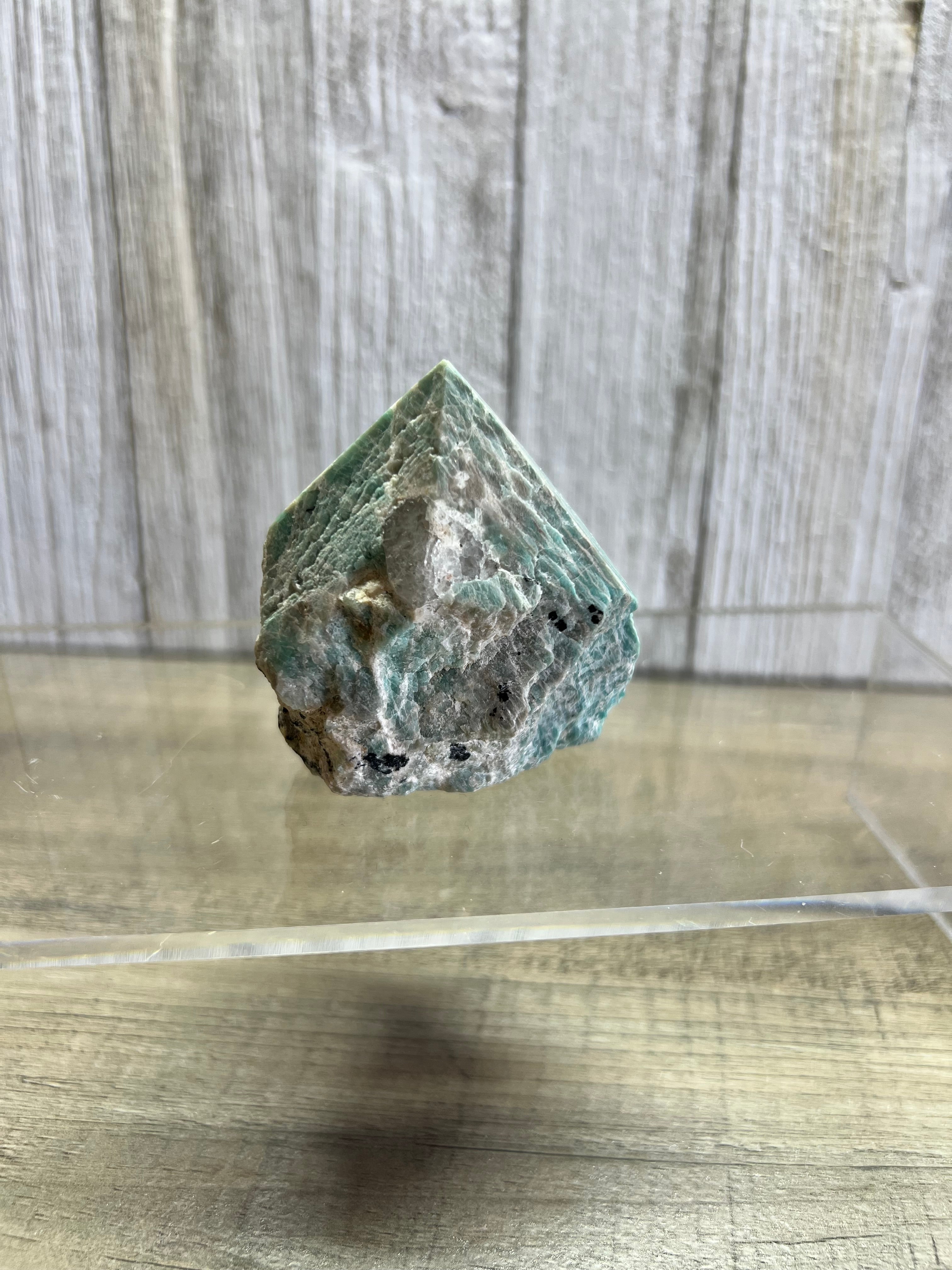 Semi polish Amazonite tower