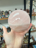 Rose quartz sphere￼