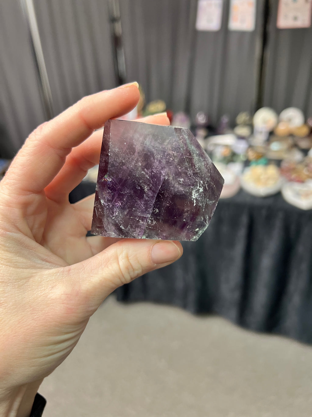 Rainbow fluorite gusher ￼