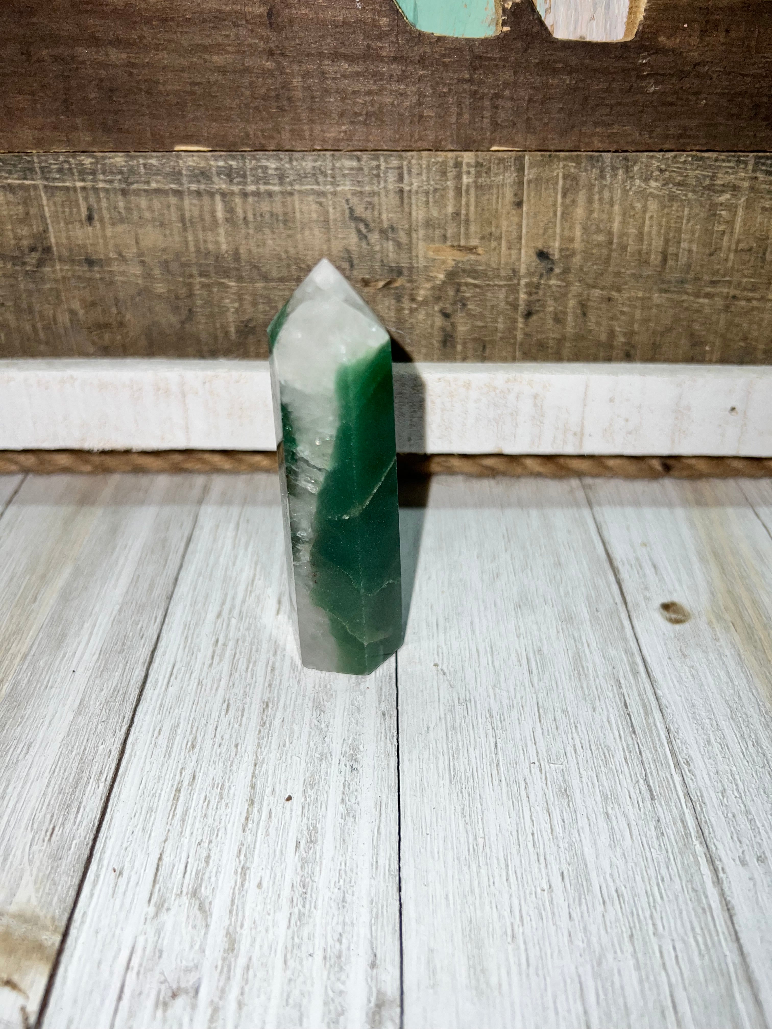Green aventurine tower ￼