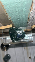 Moss agate heart