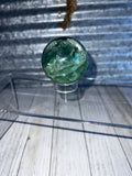 Green fluorite sphere ￼