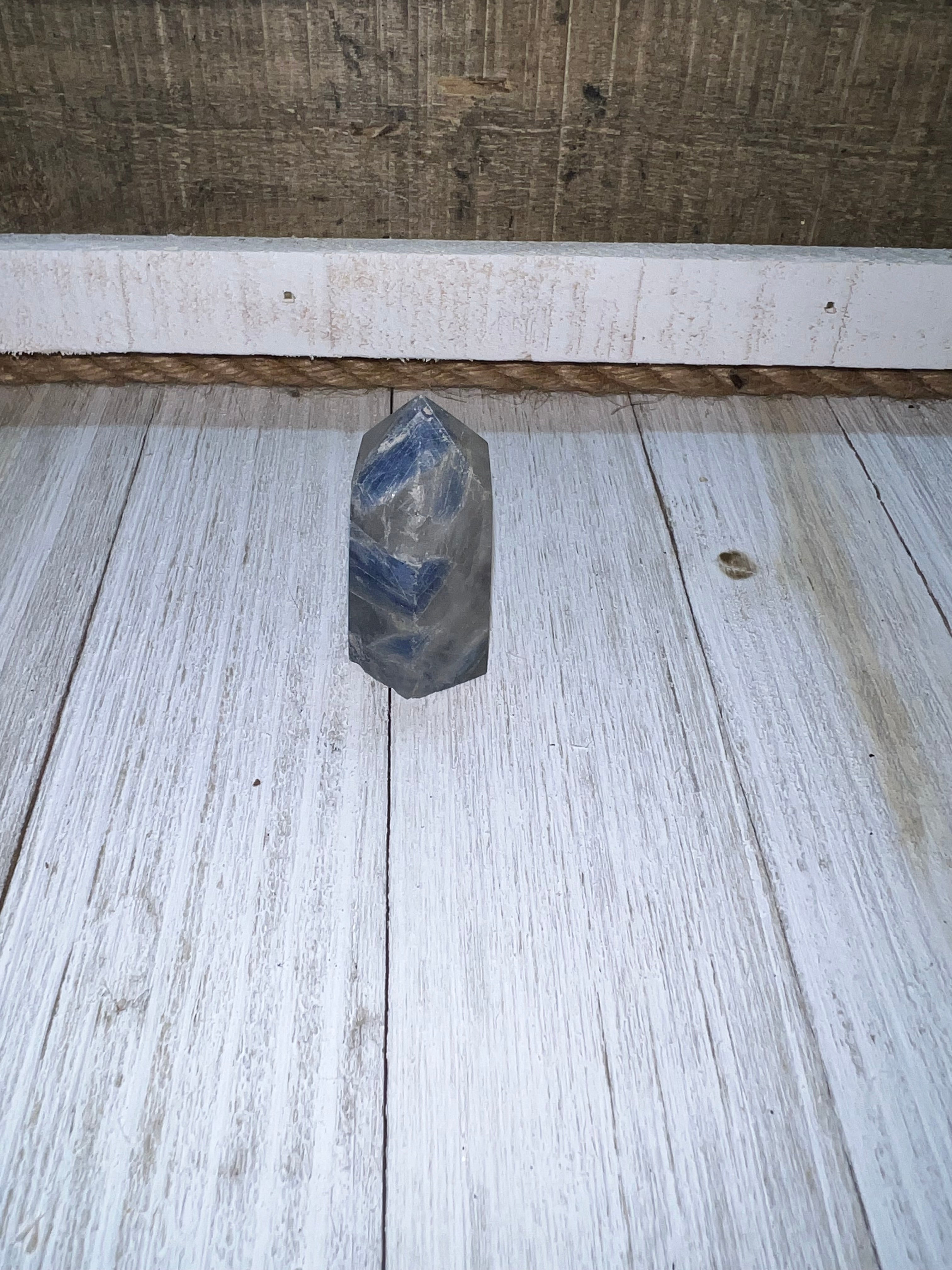 Blue kyanite tower ￼
