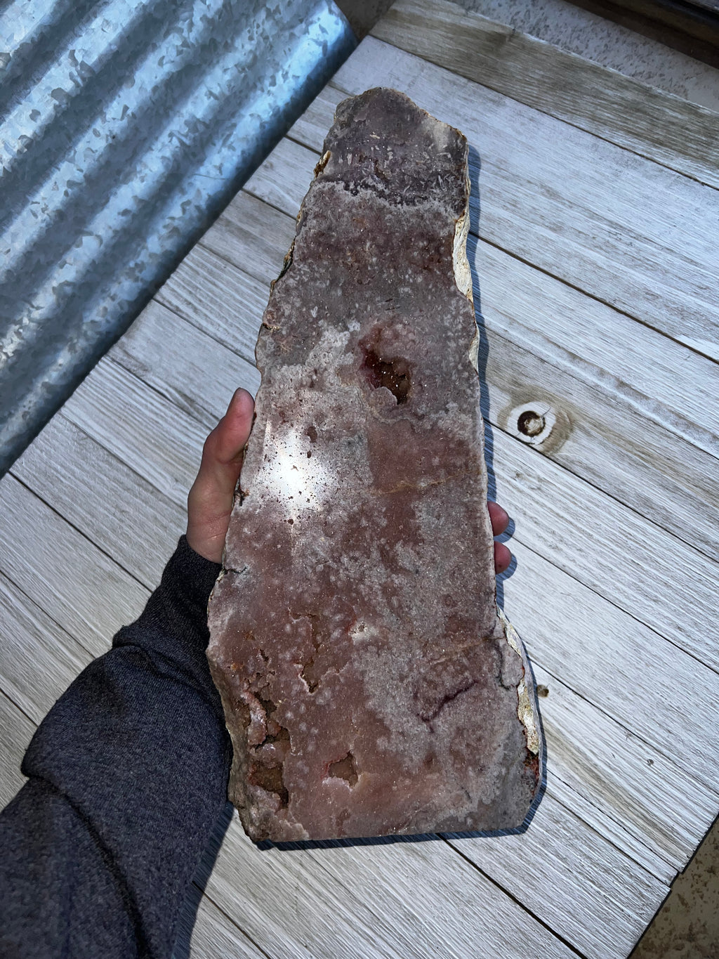 Pink Amethyst slab