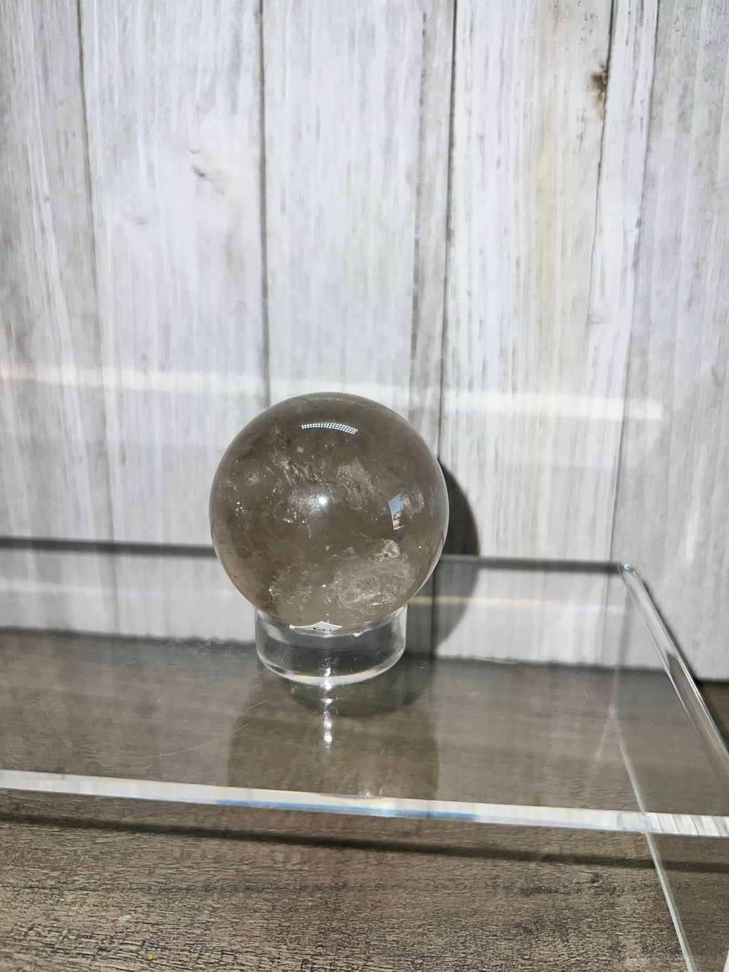 Citrine quartz sphere