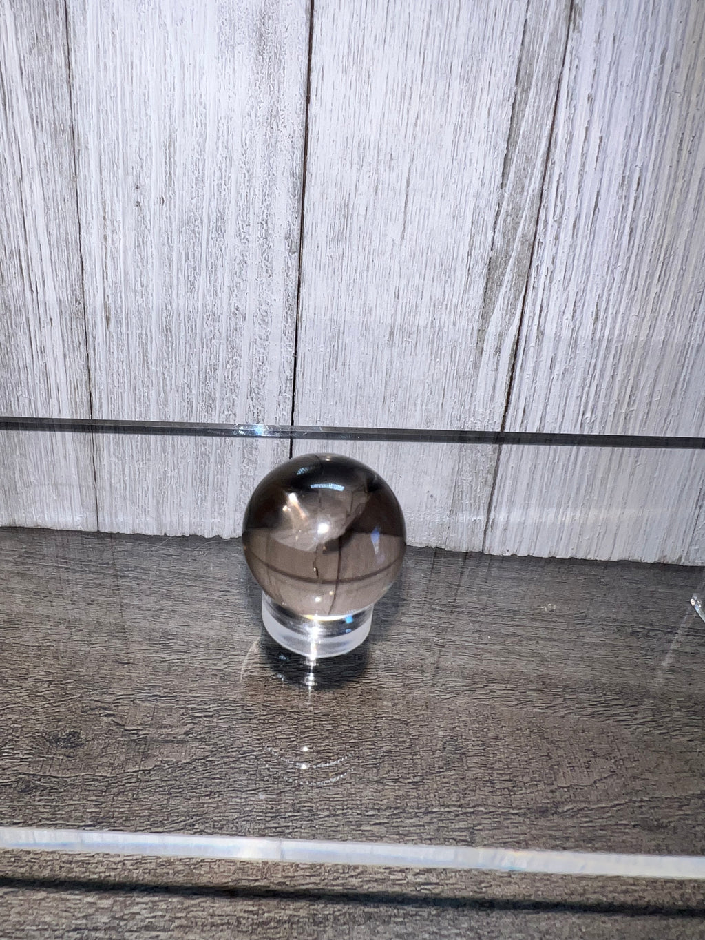 High quality smoky quartz mini sphere