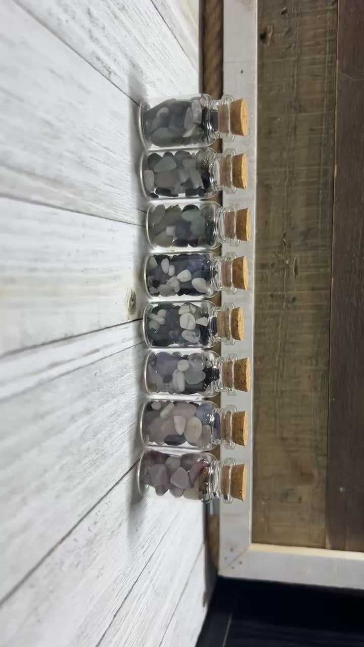 Crystal chip mix in bottle